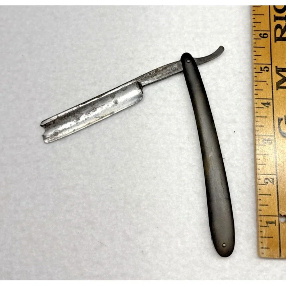 W.H. Morley & Sons Clover Brand Straight Razor Solingen Germany Vintage